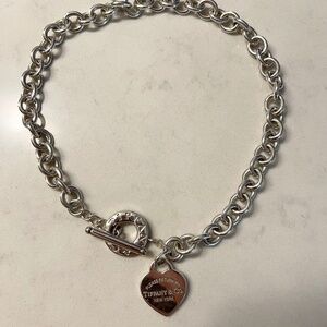 TIFFANY & CO HEART TOGGLE NECKLACE